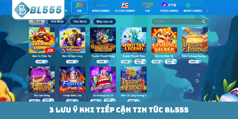 3 lưu ý khi tiếp cận tin tức BL555