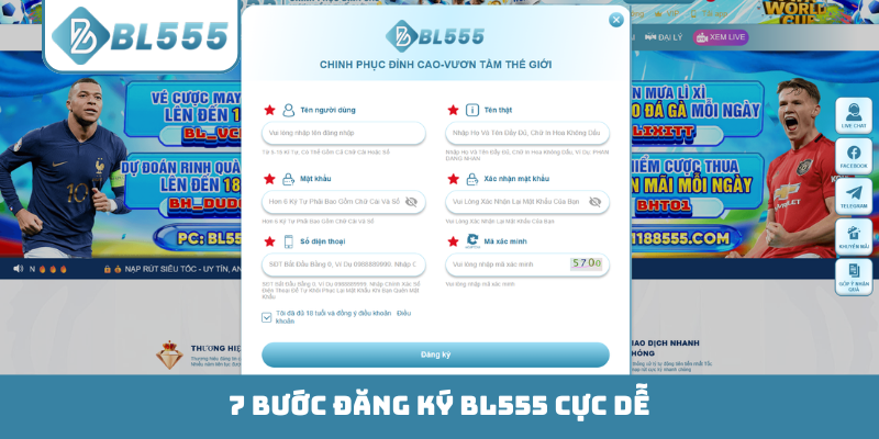 7 bước đăng ký BL555 cực dễ
