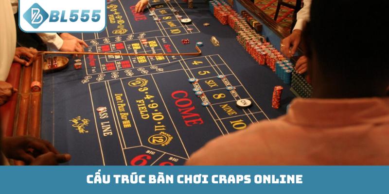 Cấu trúc bàn chơi craps online
