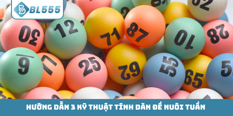 Hướng dẫn 3 kỹ thuật tính dàn đề nuôi tuần